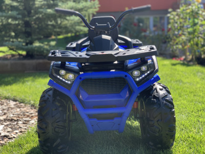 ATV electric cu telecomanda pentru copii Desert 900 (XMX607) albastru,4x4,roti EVA,12V10Ah - Img 6