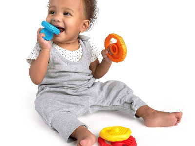 Baby Einstein - Jucarie multisenzoriala si de dentitie Stacking Teether - Img 1