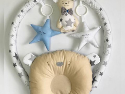 Babynest Plush MyKids 0194 Teddy Gray - Img 4