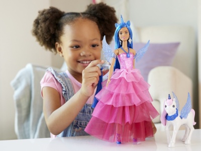 BARBIE PAPUSA BARBIE CU UNICORN - Img 3