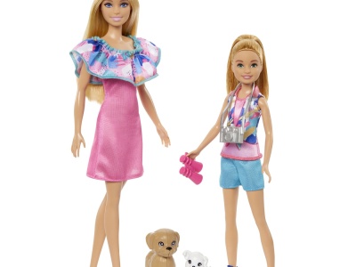 BARBIE SI STACIE SET PAPUSA BARBIE SI PAPUSA STACIE IUBITOARE DE CATEI - Img 2