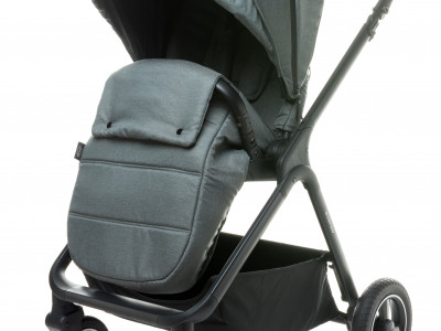 Carucior reversibil cu roti de cauciuc (max. 22 Kg) 4Baby EVERSO Negru - Img 3