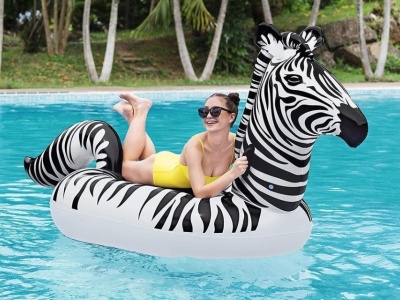 Figurina gonflabila pentru piscina, Bestway 41406, zebra - Img 2