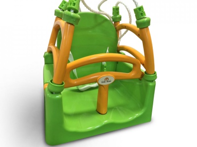 Leagan suspendabil pentru copii, 3 in 1, Doloni, verde - Img 3