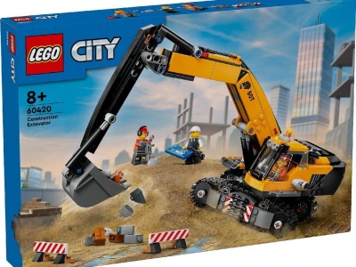 LEGO CITY EXCAVATOR GALBEN DE CONSTRUCTII 60420 - Img 1