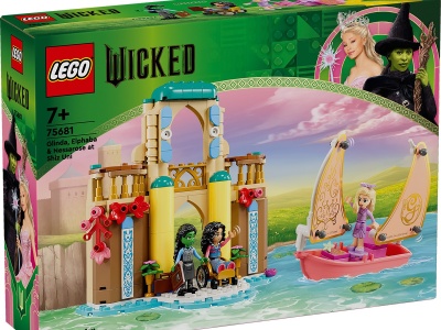 LEGO WICKED GLINDA ELPHABA SI NESSAROSE LA UNIVERSITATEA SHIZ 75681 - Img 4