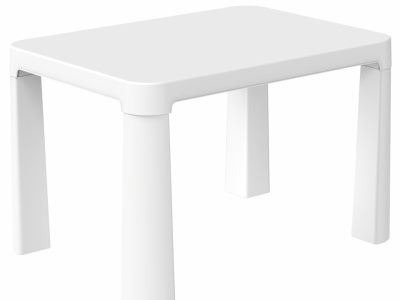 Masa pentru copii cu sarcina max. 75 kg, Technok, alb - Img 2