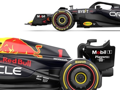 MASINUTA METALICA RED BULL FORMULA 1 RB19 SCARA 1 LA 24 - Img 3
