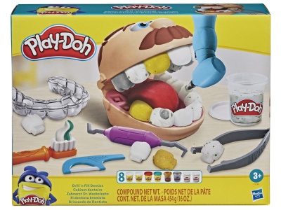 PLAY-DOH SET DENTISTUL CU ACCESORII SI DINTI COLORATI - Img 1