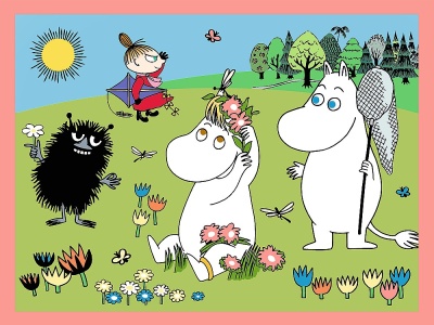 PUZZLE TREFL 2IN1 MEMO MOOMIN - Img 2