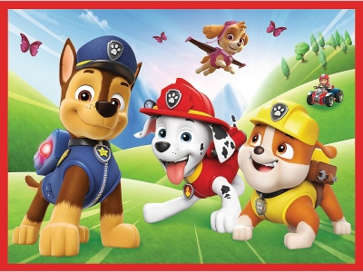 PUZZLE TREFL 2IN1 MEMO PATRULA CATELUSILOR ECHIPA IN ACTIUNE - Img 2