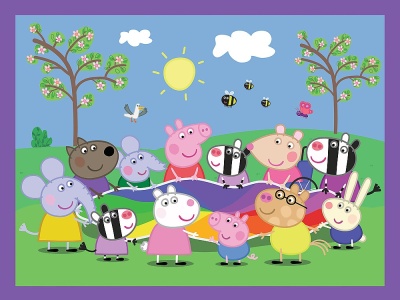 PUZZLE TREFL 2IN1 MEMO PEPPA PIG MOMENTELE FERICITE - Img 3