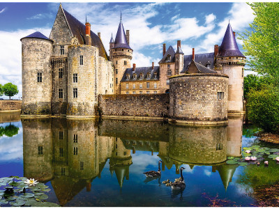 PUZZLE TREFL 3000 CASTELUL SULLY SUR LOIRE - Img 2