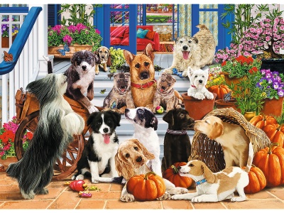 PUZZLE TREFL DIN LEMN 1000 PIESE ECHIPA DE CATEI - Img 2