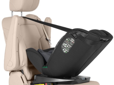 Scaun auto rotativ 360°, SPS, Top Tether, Carrello UNITY i-SIZE 40-150 cm ISOFIX Accord Grey - Img 14