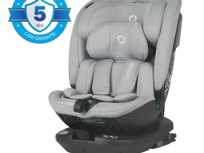 Scaun auto rotativ iSize Coccolle Velsa Neutral grey - Img 1
