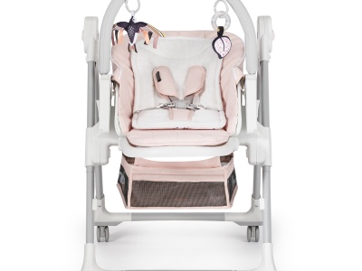 SCAUN DE MASA KINDERKRAFT LASTREE, 2 IN 1, TRANSFORMABIL, PINK - Img 4
