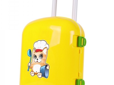 Set mini bucatarie in troliu galben TechnoK, cu accesorii - Img 1