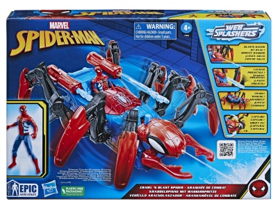 SPIDERMAN SET DE JOACA CRAWL N BLAST - Img 1