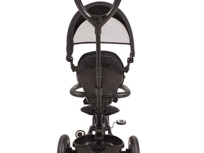 Tricicleta cu roti de cauciuc Qplay Rito Rubber Negru - Img 8