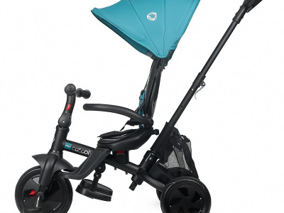 Tricicleta multifunctionala Coccolle Alegra Turquoise tide - Img 2