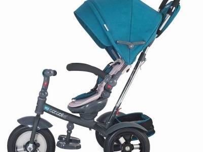 Tricicleta multifunctionala Coccolle Giro Plus Albastru - Img 2