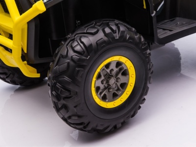 ATV electric cu telecomanda pentru copii Desert 900 (XMX607) galben, 4x4,roti EVA,12V10Ah - Img 5