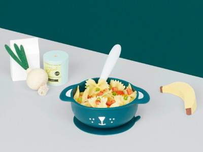 Babymoov - Set de hranire Taste' ISY din silicon, Catelus - Img 4