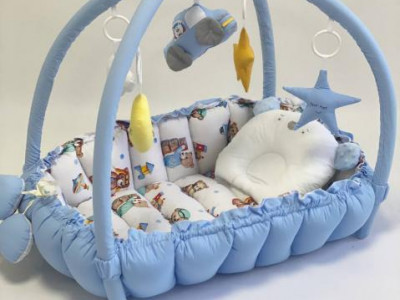 Babynest 2 in 1 MyKids 0726 Blue - Img 1