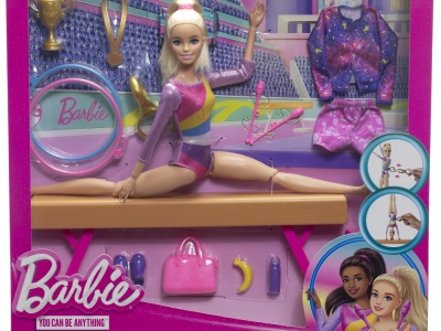 BARBIE PAPUSA BARBIE YOU CAN BE GIMNASTA BLONDA - Img 1