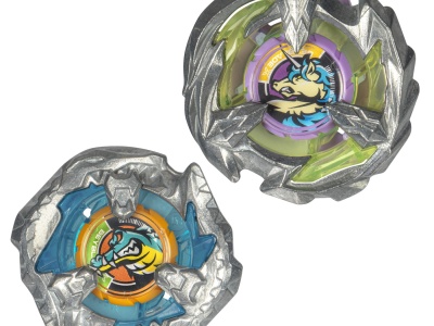 BEYBLADE X PACHET DUO BITE CROC 3-60LF SI STING UNICORN 4-60P - Img 2