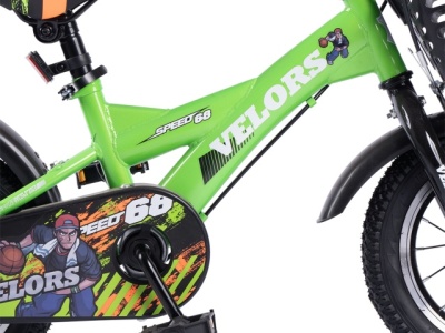 Bicicleta Copii 2-4 ani Velors V1201A 12", verde - Img 6