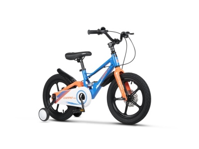 Bicicleta Copii 4-6 ani Carpat PRO C16144B 16", Albastru/Portocaliu - Img 2