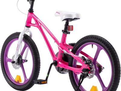 Bicicleta Copii 4-6 ani Galaxy G1601C 16", Roz/Alb - Img 2