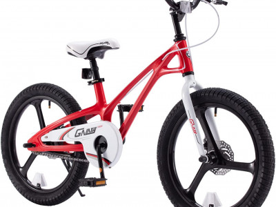 Bicicleta Copii 5-7 ani Galaxy G1801C 18", Rosu/Alb - Img 1