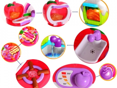 Bucatarie de jucarie pentru gatit cu accesorii - Img 4