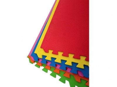 Covor puzzle 6 piese 60x60 cm, 12 mm, multicolor - Img 2