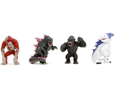 JADA GODZILLA SET 4 FIGURINE METALICE 6.5CM - Img 2