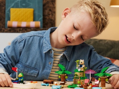 LEGO ANIMAL CROSSING TURUL INSULEI IN BARCA AL LUI KAPP N 77048 - Img 3