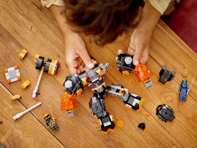LEGO NINJAGO ROBOTUL STIHIE DE PAMaNT AL LUI COLE 71806 - Img 4