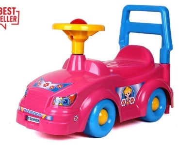 Masinuta premergator ride-on TechnoK, roz - Img 1