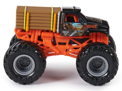 MONSTER JAM SET 2 MASINUTE METALICE LUMBERJACK SI AXE SCARA 1:64 - Img 3