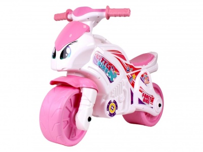 Motocicleta de curse My Little Fancy Bike, TechnoK, alb cu roz - Img 2
