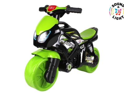 Motocicleta de curse Ride On Racing, TechnoK, cu sunete si lumini, negru - Img 1
