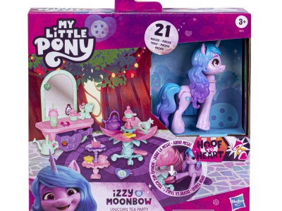 MY LITTLE PONY IZZY MOONBOW PETRECEREA CU CEAI A UNICORNILOR - Img 1