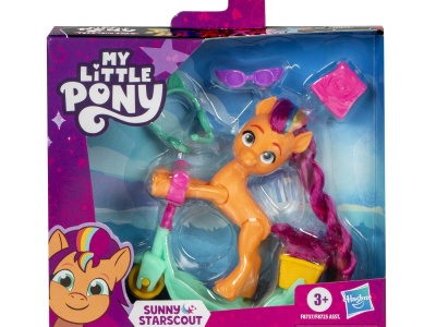 MY LITTLE PONY SUNNY STARSCOUT PE SCOOTER SET FIGURINA SI 4 ACCESORII - Img 1