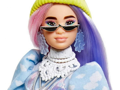 Papusa Barbie by Mattel Extra Style Beanie GVR05 cu figurina si accesorii - Img 4