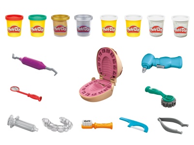 PLAY-DOH SET DENTISTUL CU ACCESORII SI DINTI COLORATI - Img 2