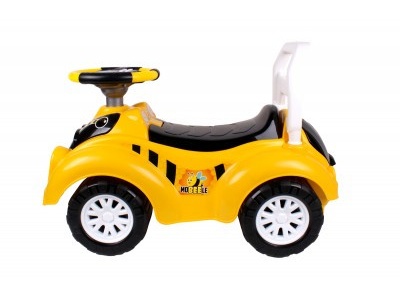 Premergator ride-on TechnoK, masinuta vesela, cu efecte sonore si luminoase, galben - Img 3