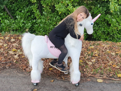 Primul meu ponei Unicorn roz 4-10 ani - Img 8
